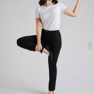 Betabrand Short Petite Straight Leg Dress/Yoga Pant